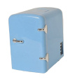 Azul 4l 6 latas de casa mini refrigerador